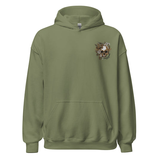 Totenkopf Hoodie mit schwarzer Logo Naht - Premium  from LTC-Clothes - Just €49.90! Shop now at LTC-Clothes