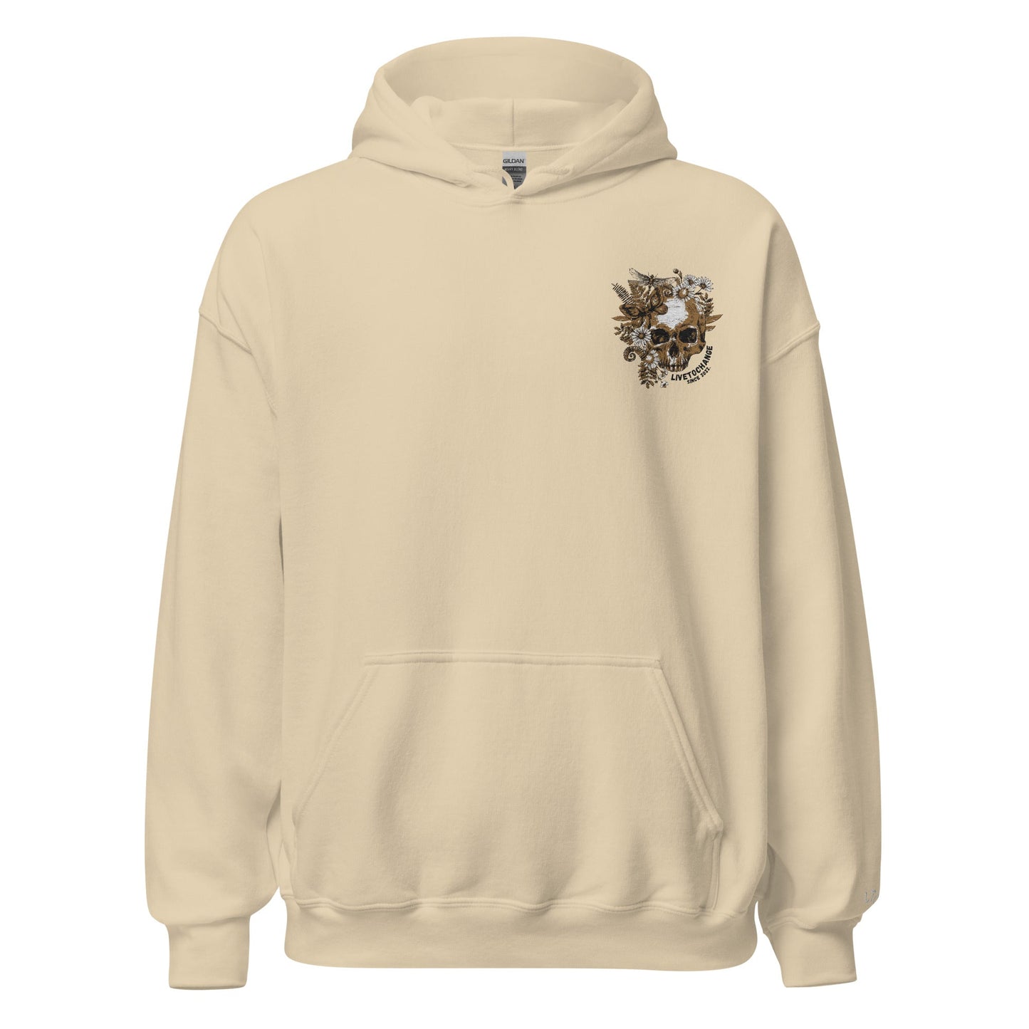 Totenkopf Hoodie mit schwarzer Logo Naht - Premium  from LTC-Clothes - Just €49.90! Shop now at LTC-Clothes